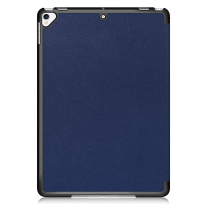 For iPad 10.2 (2021)/(2020)/(2019) Tri-fold Stand Leather Protective Tablet Cover Case