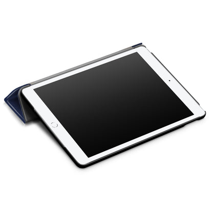 For iPad 10.2 (2021)/(2020)/(2019) Tri-fold Stand Leather Protective Tablet Cover Case