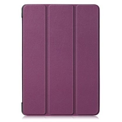For iPad 10.2 (2021)/(2020)/(2019) Tri-fold Stand Leather Protective Tablet Cover Case