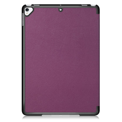 For iPad 10.2 (2021)/(2020)/(2019) Tri-fold Stand Leather Protective Tablet Cover Case