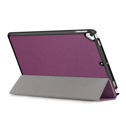 For iPad 10.2 (2021)/(2020)/(2019) Tri-fold Stand Leather Protective Tablet Cover Case