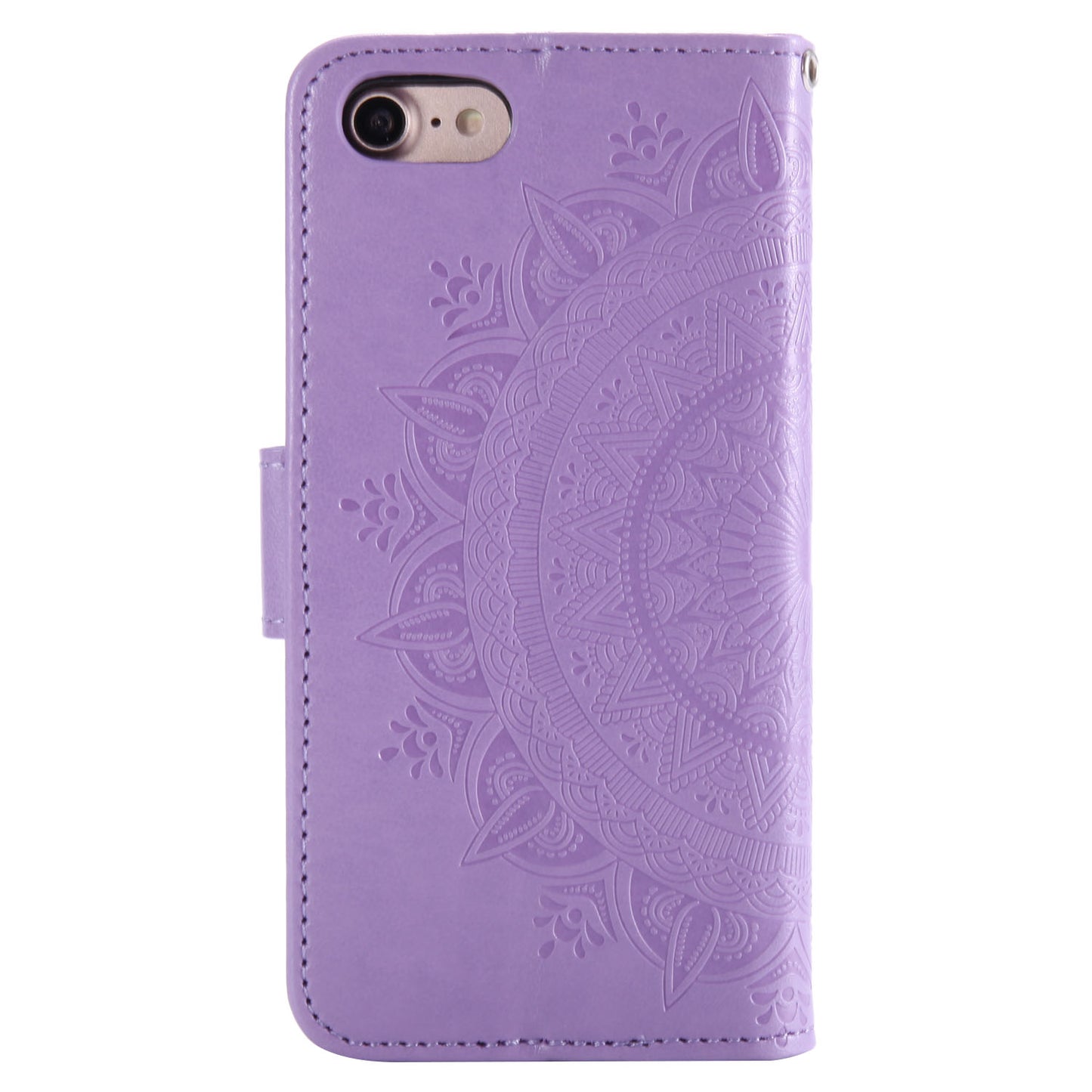 Imprint Flower Leather Wallet Phone Case with Stand for iPhone 7 4.7 inch/8 4.7 inch/SE (2020)/SE (2022)