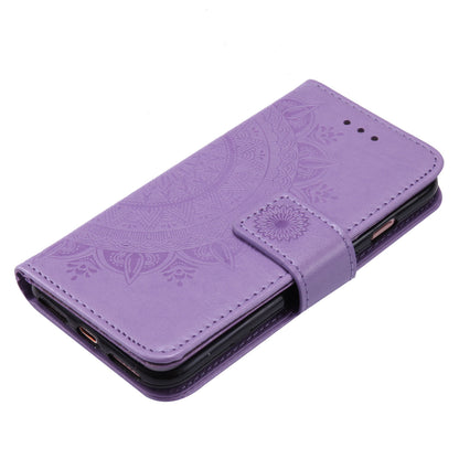 Imprint Flower Leather Wallet Phone Case with Stand for iPhone 7 4.7 inch/8 4.7 inch/SE (2020)/SE (2022)