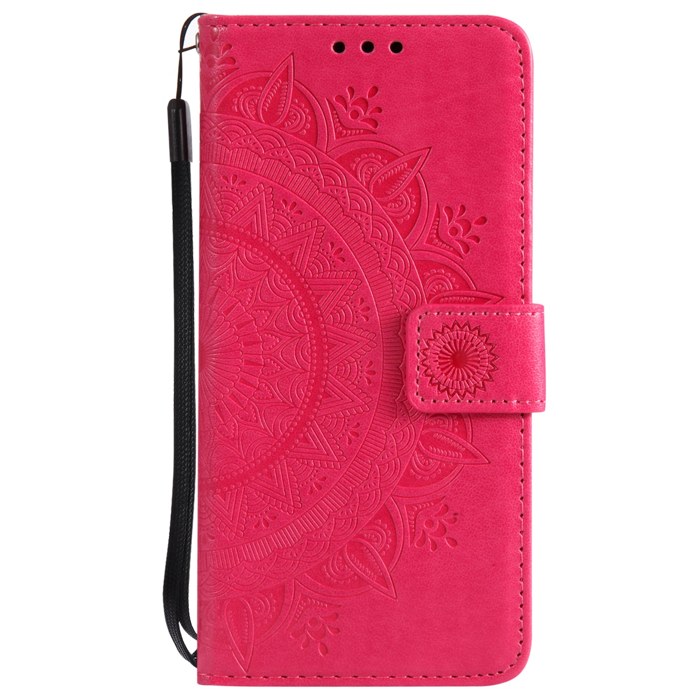 Imprint Flower Leather Wallet Phone Case with Stand for iPhone 7 4.7 inch/8 4.7 inch/SE (2020)/SE (2022)