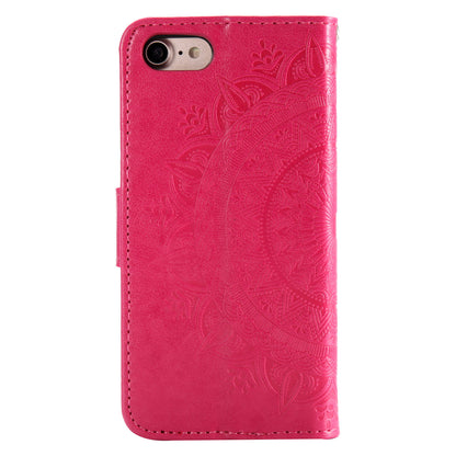 Imprint Flower Leather Wallet Phone Case with Stand for iPhone 7 4.7 inch/8 4.7 inch/SE (2020)/SE (2022)