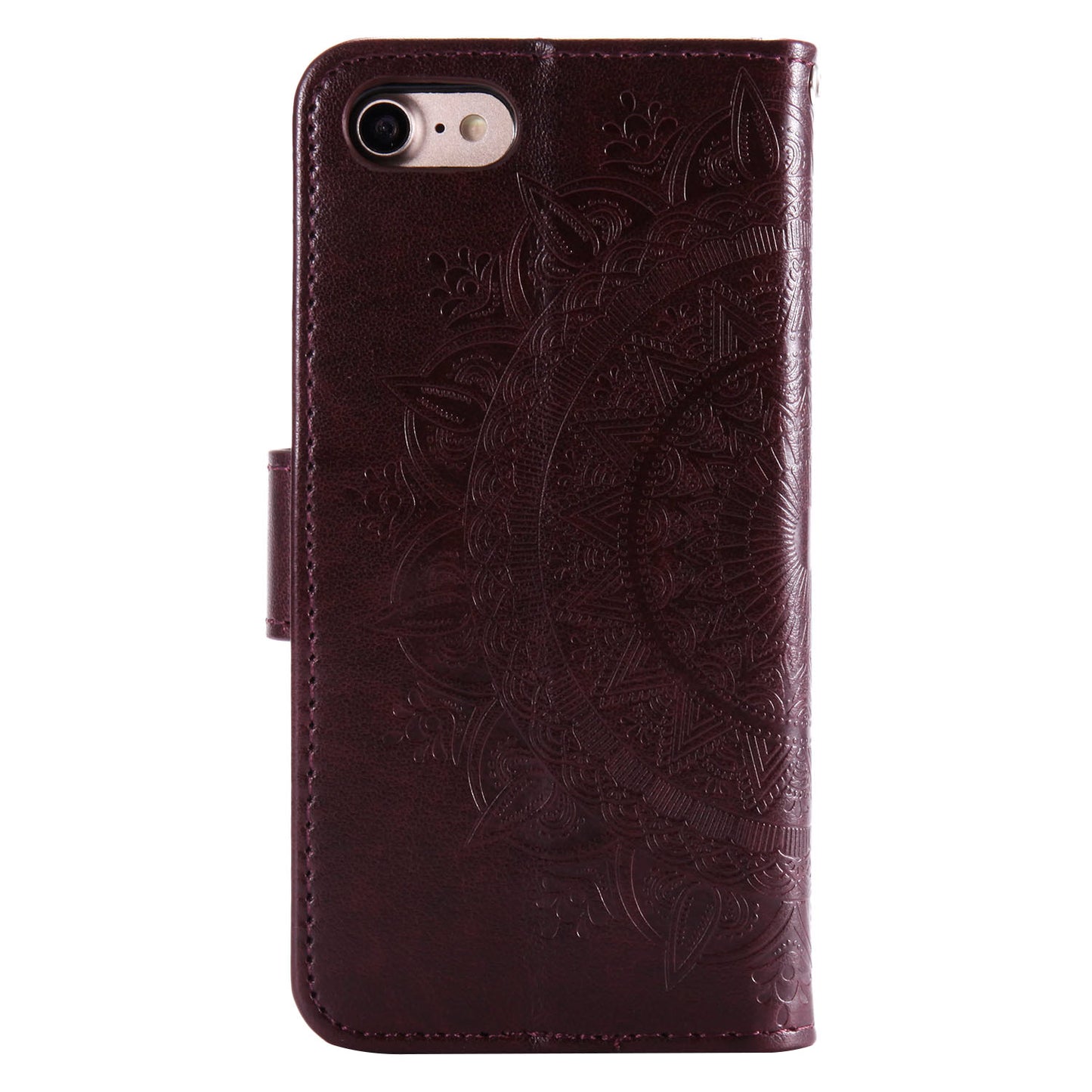 Imprint Flower Leather Wallet Phone Case with Stand for iPhone 7 4.7 inch/8 4.7 inch/SE (2020)/SE (2022)