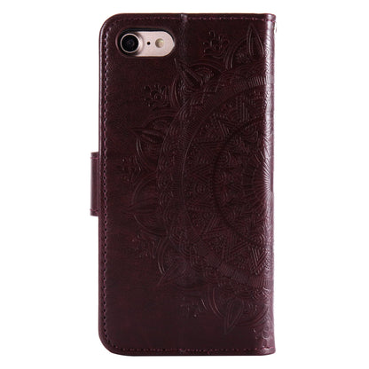 Imprint Flower Leather Wallet Phone Case with Stand for iPhone 7 4.7 inch/8 4.7 inch/SE (2020)/SE (2022)