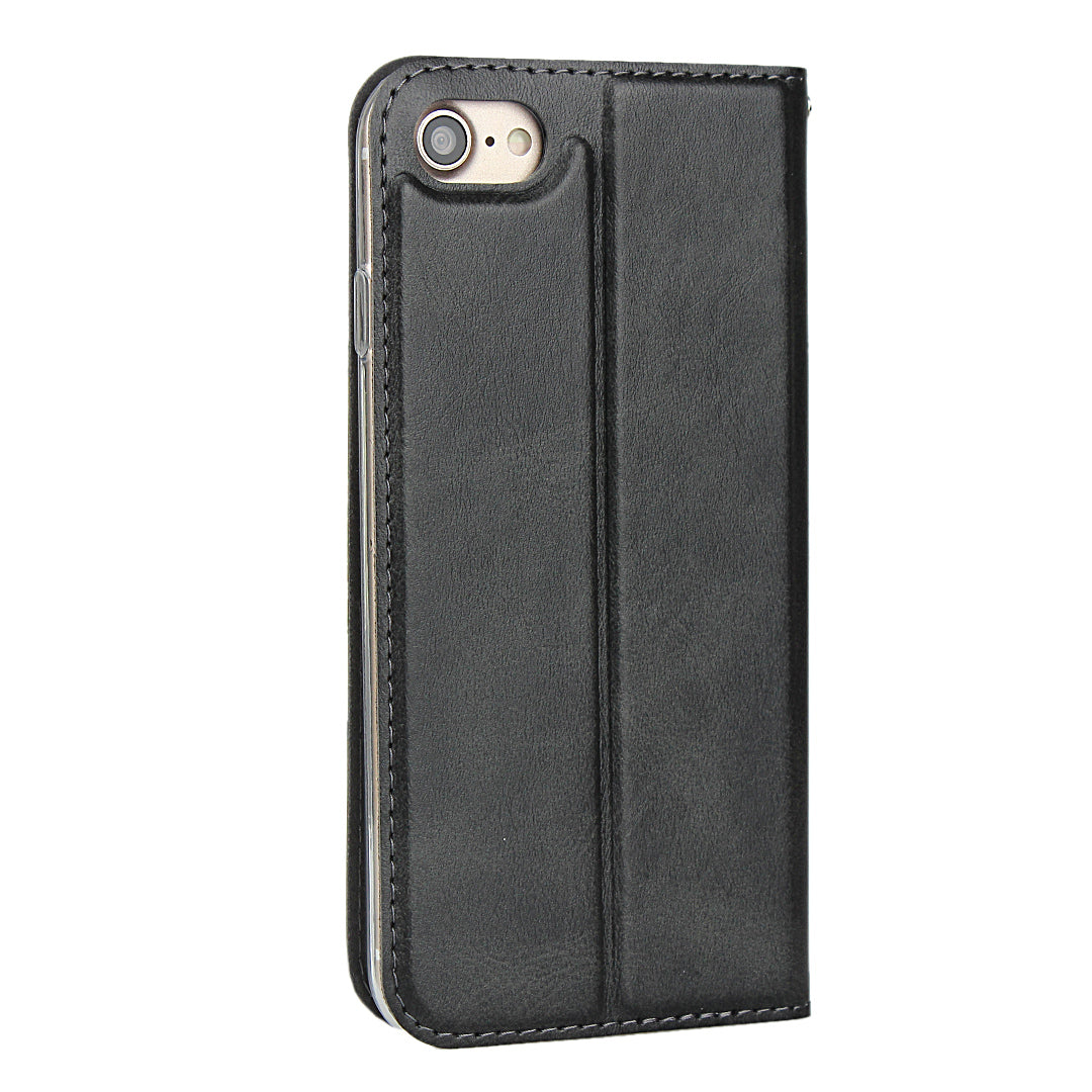 Leather Stand Case with Card Slot for iPhone 8/7/SE (2020)/SE (2022)