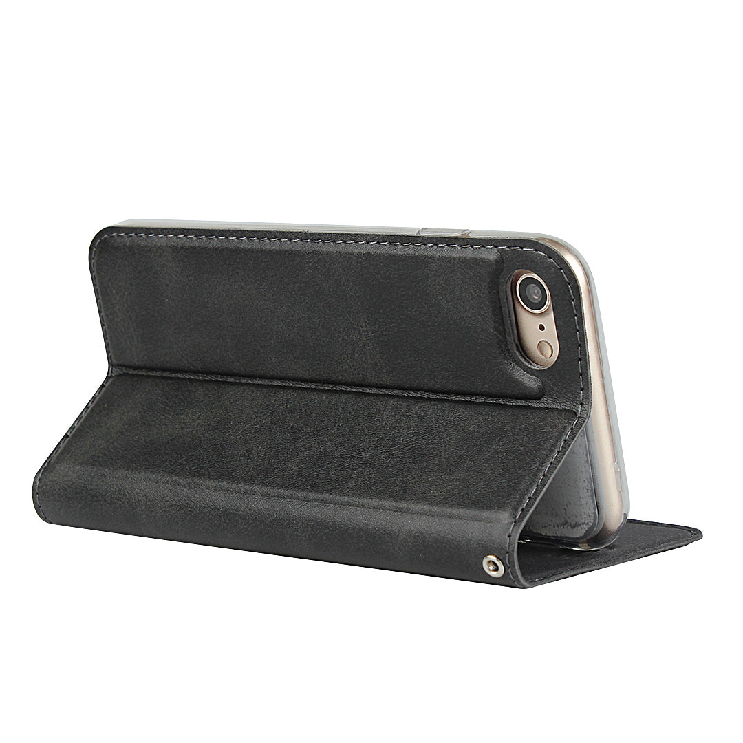 Leather Stand Case with Card Slot for iPhone 8/7/SE (2020)/SE (2022)