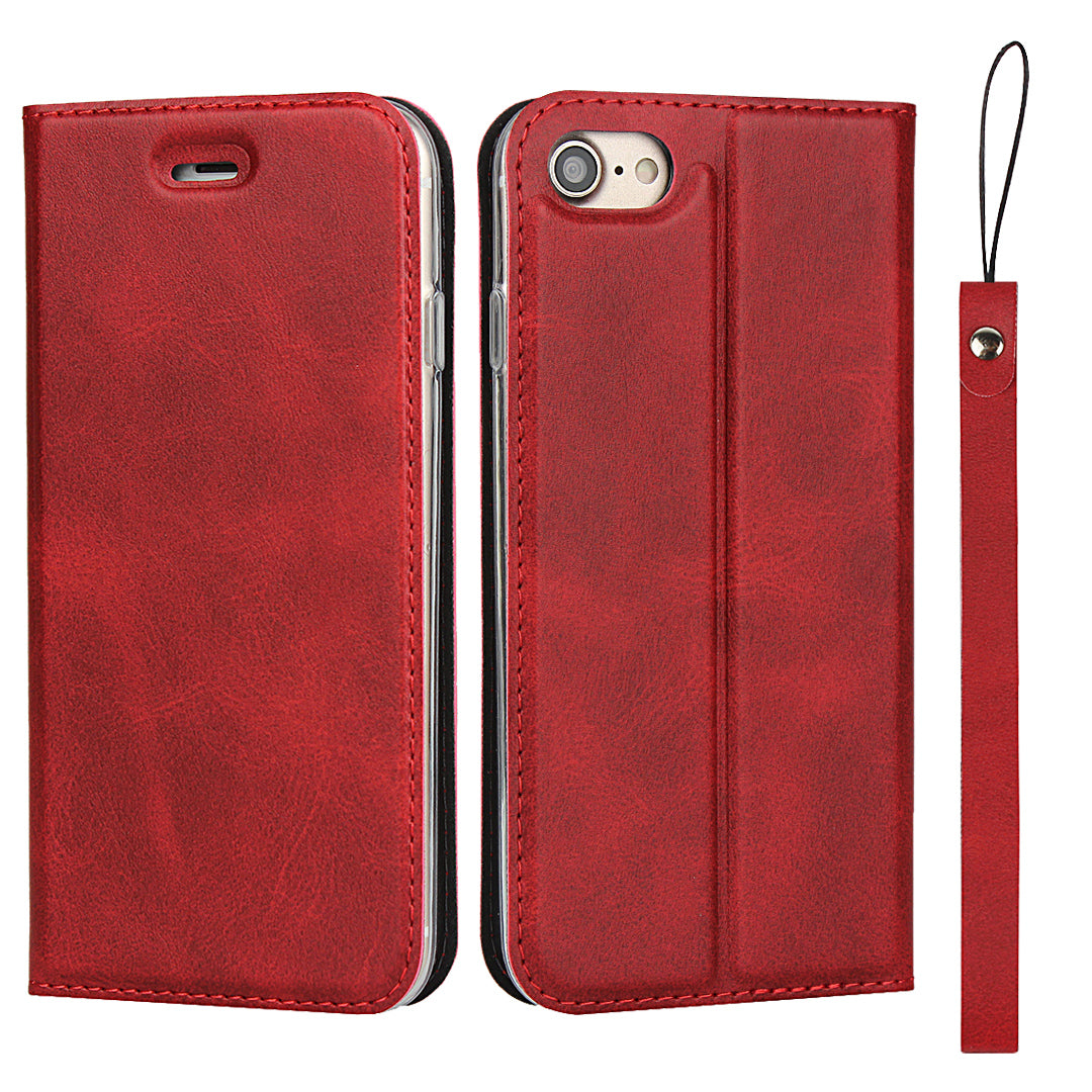 Leather Stand Case with Card Slot for iPhone 8/7/SE (2020)/SE (2022)
