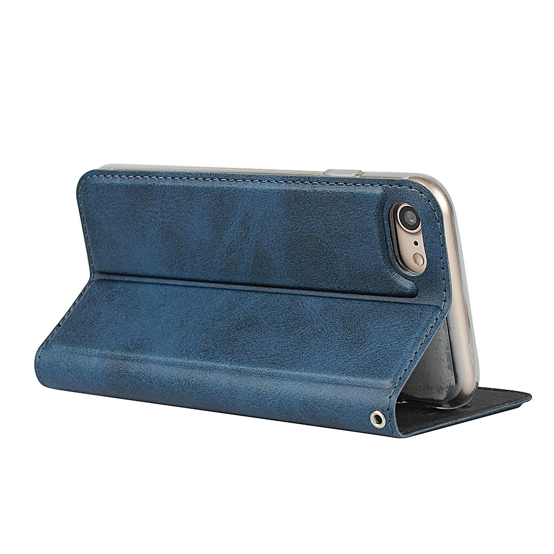 Leather Stand Case with Card Slot for iPhone 8/7/SE (2020)/SE (2022)