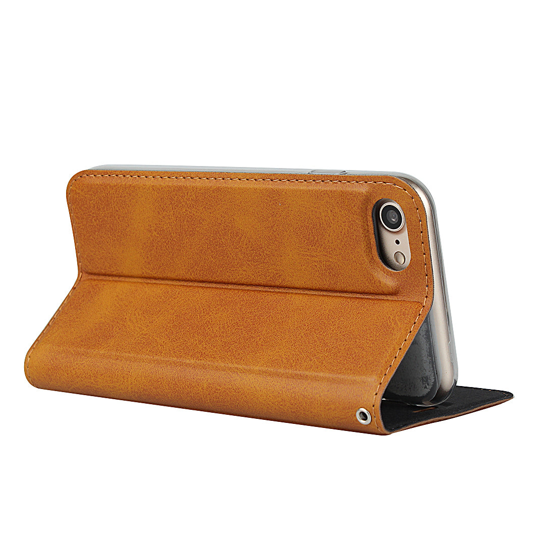 Leather Stand Case with Card Slot for iPhone 8/7/SE (2020)/SE (2022)