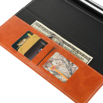 For iPad 10.2 (2021)/(2020)/(2019) Protective Case Auto Wake/Sleep Leather Wallet Stand Tablet Cover with Pen Slot