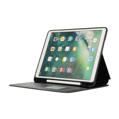 For iPad 10.2 (2021)/(2020)/(2019) Protective Case Auto Wake/Sleep Leather Wallet Stand Tablet Cover with Pen Slot