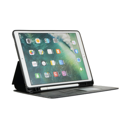 For iPad 10.2 (2021)/(2020)/(2019) Protective Case Auto Wake/Sleep Leather Wallet Stand Tablet Cover with Pen Slot