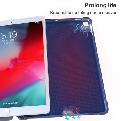 Origami Smart Leather Case [with Shock Absorption TPU / Apple Pencil Storage Groove] for iPad 10.2 (2021)/(2020)/(2019) / iPad Air 10.5 inch (2019) / iPad Pro 10.5-inch (2017)