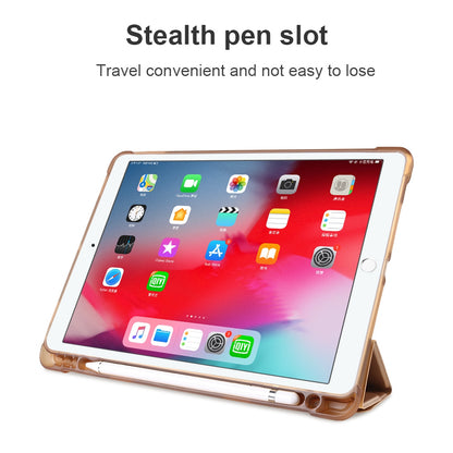 Origami Smart Leather Case [with Shock Absorption TPU / Apple Pencil Storage Groove] for iPad 10.2 (2021)/(2020)/(2019) / iPad Air 10.5 inch (2019) / iPad Pro 10.5-inch (2017)