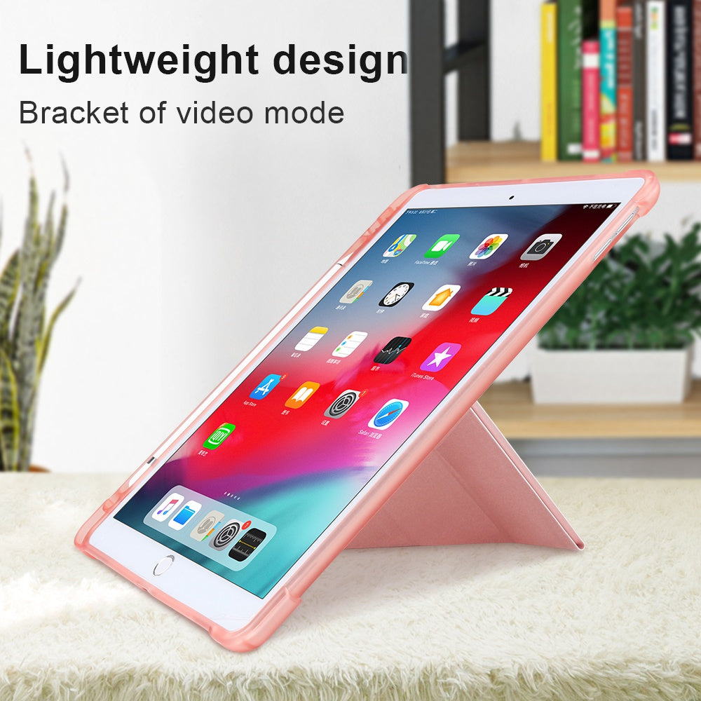 Origami Smart Leather Case [with Shock Absorption TPU / Apple Pencil Storage Groove] for iPad 10.2 (2021)/(2020)/(2019) / iPad Air 10.5 inch (2019) / iPad Pro 10.5-inch (2017)