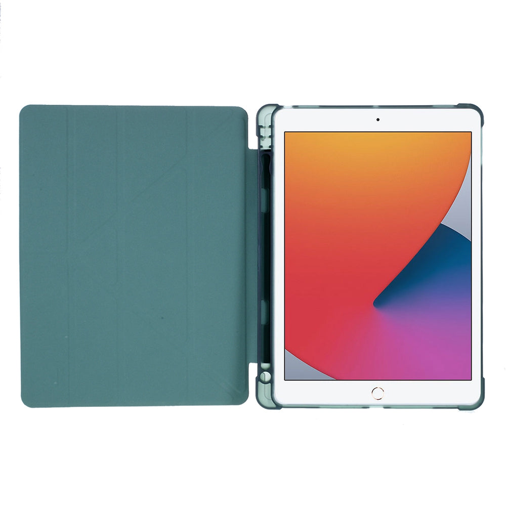 Origami Smart Leather Case [with Shock Absorption TPU / Apple Pencil Storage Groove] for iPad 10.2 (2021)/(2020)/(2019) / iPad Air 10.5 inch (2019) / iPad Pro 10.5-inch (2017)