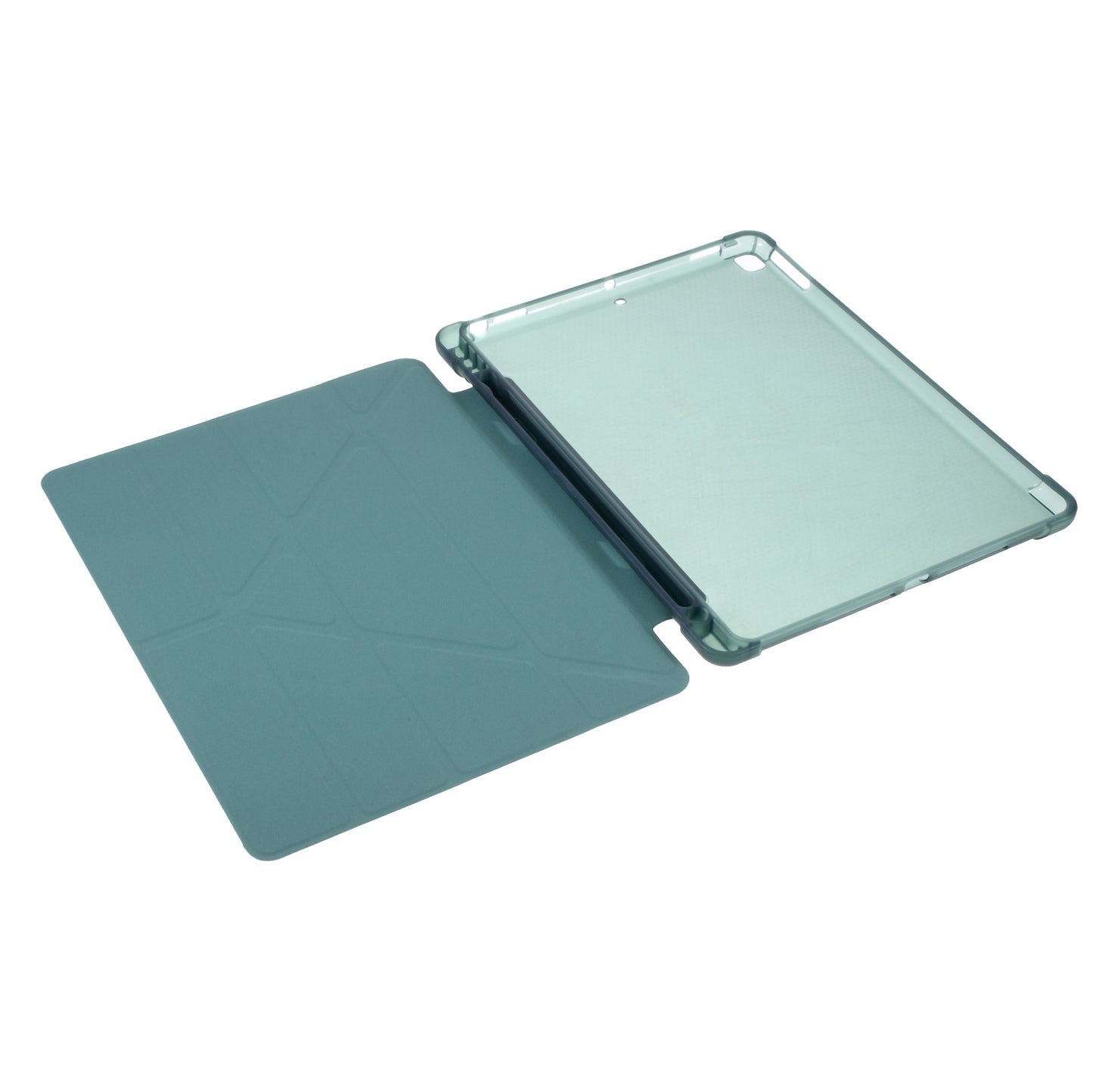 Origami Smart Leather Case [with Shock Absorption TPU / Apple Pencil Storage Groove] for iPad 10.2 (2021)/(2020)/(2019) / iPad Air 10.5 inch (2019) / iPad Pro 10.5-inch (2017)