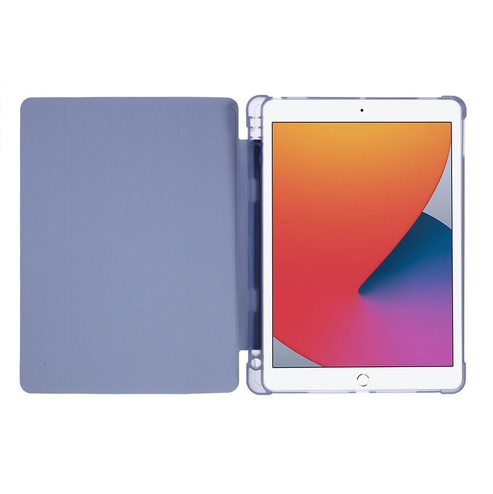 Origami Smart Leather Case [with Shock Absorption TPU / Apple Pencil Storage Groove] for iPad 10.2 (2021)/(2020)/(2019) / iPad Air 10.5 inch (2019) / iPad Pro 10.5-inch (2017)