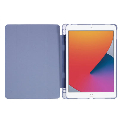Origami Smart Leather Case [with Shock Absorption TPU / Apple Pencil Storage Groove] for iPad 10.2 (2021)/(2020)/(2019) / iPad Air 10.5 inch (2019) / iPad Pro 10.5-inch (2017)