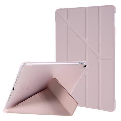 Origami Smart Leather Case [with Shock Absorption TPU / Apple Pencil Storage Groove] for iPad 10.2 (2021)/(2020)/(2019) / iPad Air 10.5 inch (2019) / iPad Pro 10.5-inch (2017)