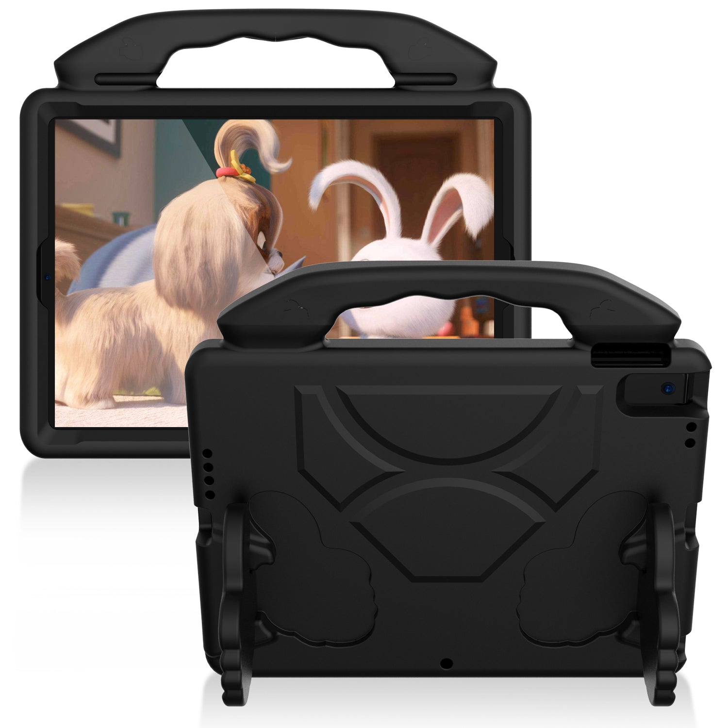 Shockproof Thumb Kickstand EVA Tablet Case for iPad 10.2 (2021)/(2020)/(2019)/iPad Pro 10.5-inch (2017)/iPad Air 10.5 inch (2019)/iPad Pro 11-inch (2018)