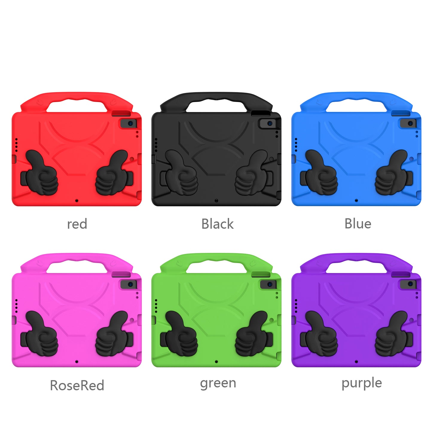 Shockproof Thumb Kickstand EVA Tablet Case for iPad 10.2 (2021)/(2020)/(2019)/iPad Pro 10.5-inch (2017)/iPad Air 10.5 inch (2019)/iPad Pro 11-inch (2018)