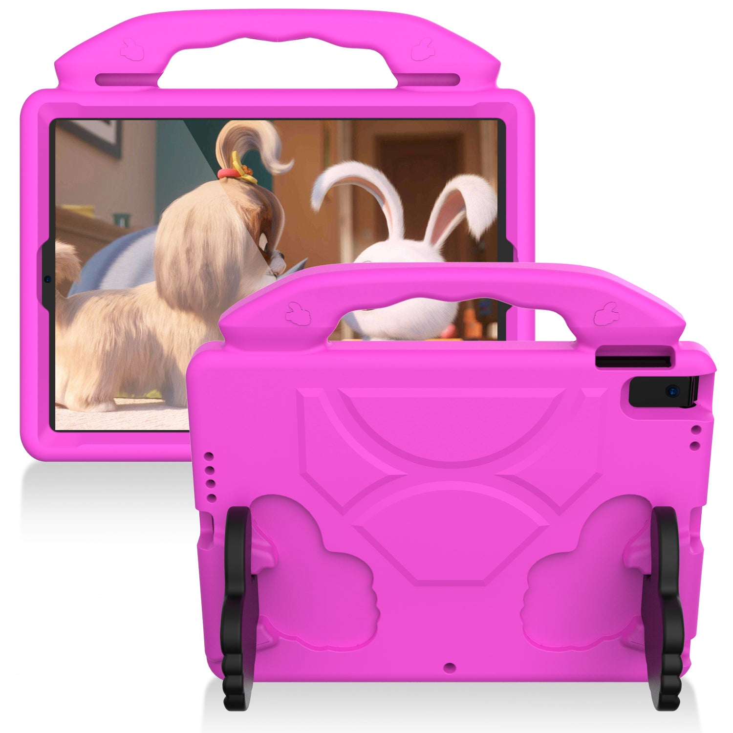 Shockproof Thumb Kickstand EVA Tablet Case for iPad 10.2 (2021)/(2020)/(2019)/iPad Pro 10.5-inch (2017)/iPad Air 10.5 inch (2019)/iPad Pro 11-inch (2018)