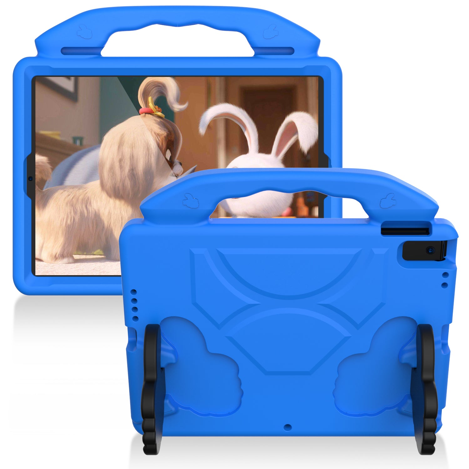 Shockproof Thumb Kickstand EVA Tablet Case for iPad 10.2 (2021)/(2020)/(2019)/iPad Pro 10.5-inch (2017)/iPad Air 10.5 inch (2019)/iPad Pro 11-inch (2018)