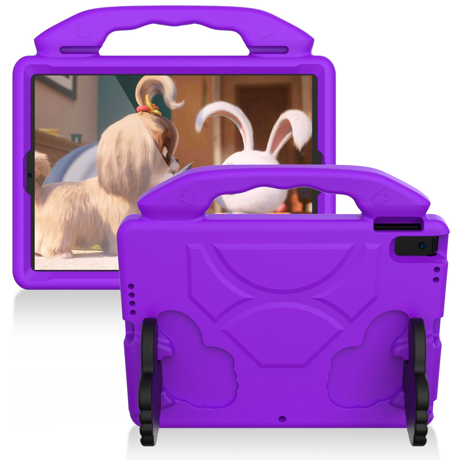 Shockproof Thumb Kickstand EVA Tablet Case for iPad 10.2 (2021)/(2020)/(2019)/iPad Pro 10.5-inch (2017)/iPad Air 10.5 inch (2019)/iPad Pro 11-inch (2018)