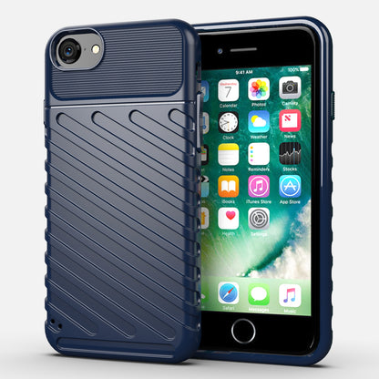 Thunder Series Twill Skin Texture TPU Back Case for iPhone SE (2020)/SE (2022)/7/8 4.7 inch