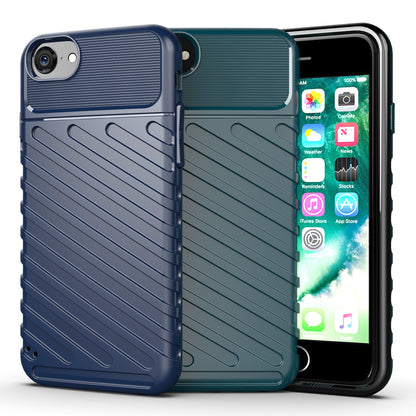 Thunder Series Twill Skin Texture TPU Back Case for iPhone SE (2020)/SE (2022)/7/8 4.7 inch