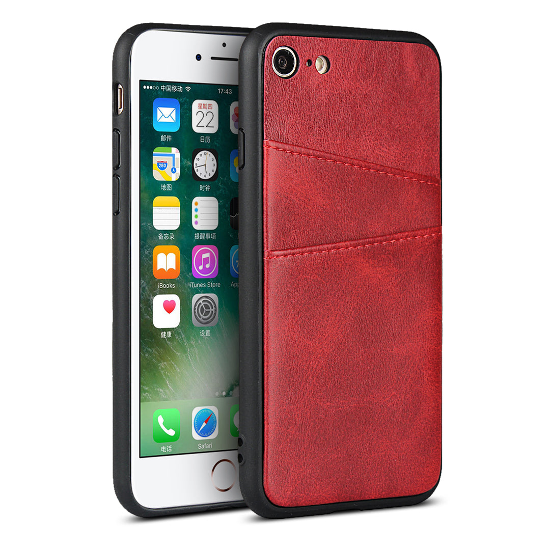 PU Leather+PC Phone Cover for iPhone SE (2020)/SE (2022)/8/7