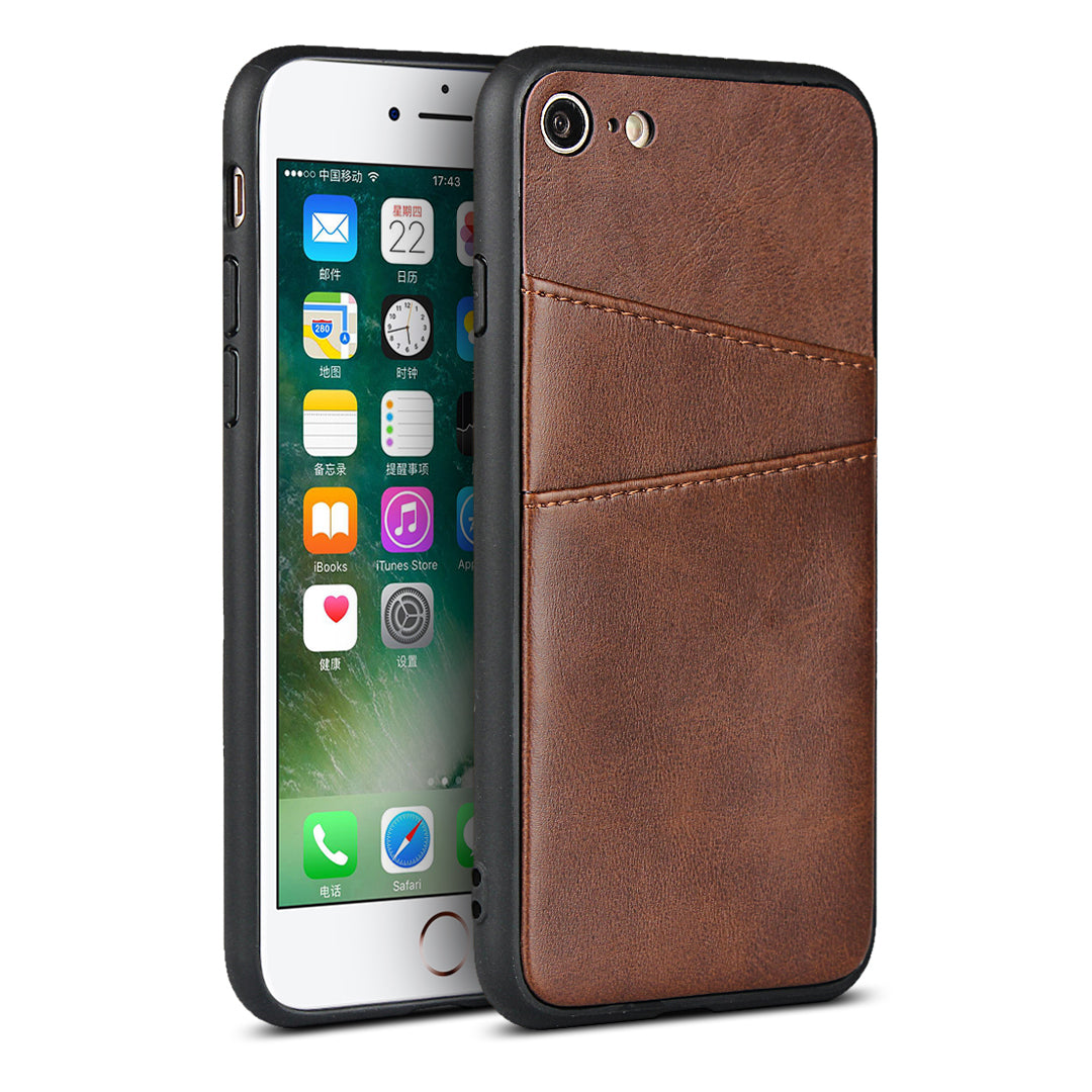 PU Leather+PC Phone Cover for iPhone SE (2020)/SE (2022)/8/7