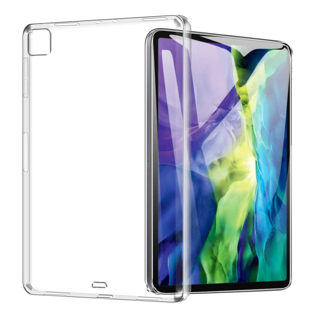 Dustproof Anti-scratch Anti-shock Clear Gel TPU Skin Cover for iPad Pro 12.9-inch (2021) / (2020) / (2018)