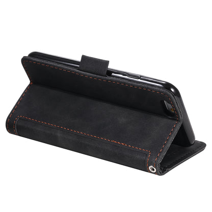 Retro Splicing PU Leather Wallet Magnetic Phone Cover for iPhone 8 / 7 / SE (2020) /SE (2022) 4.7 inch