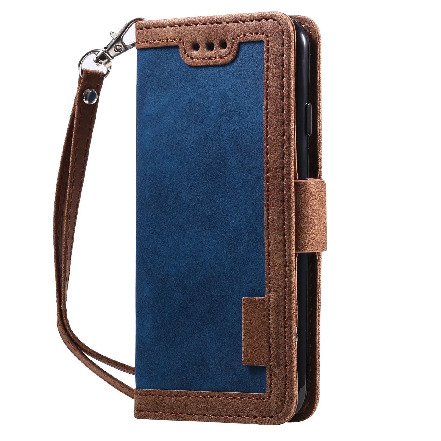 Retro Splicing PU Leather Wallet Magnetic Phone Cover for iPhone 8 / 7 / SE (2020) /SE (2022) 4.7 inch