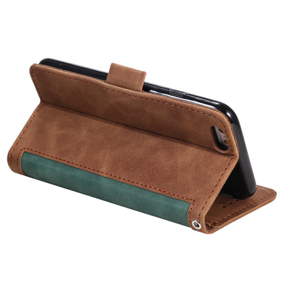 Retro Splicing PU Leather Wallet Magnetic Phone Cover for iPhone 8 / 7 / SE (2020) /SE (2022) 4.7 inch