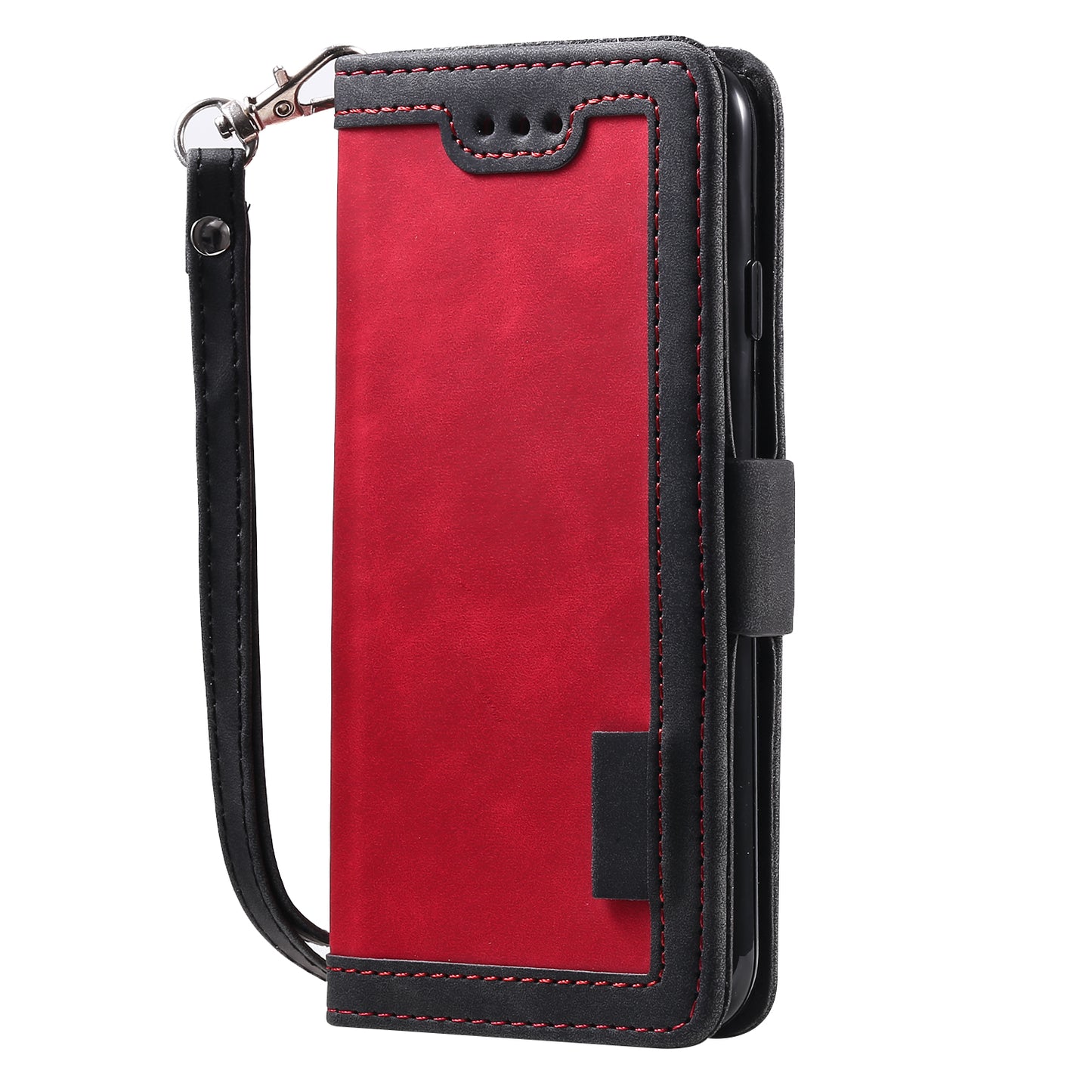 Retro Splicing PU Leather Wallet Magnetic Phone Cover for iPhone 8 / 7 / SE (2020) /SE (2022) 4.7 inch