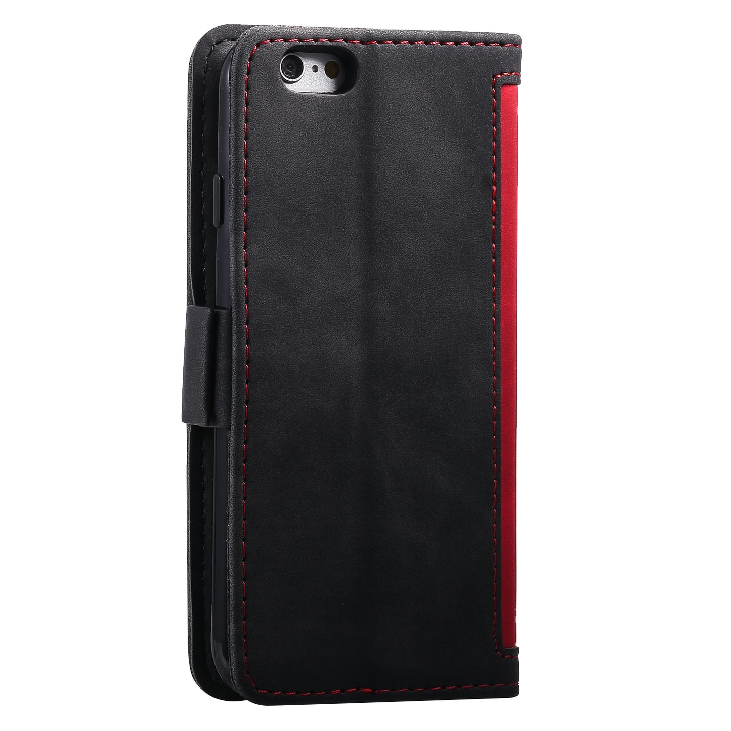 Retro Splicing PU Leather Wallet Magnetic Phone Cover for iPhone 8 / 7 / SE (2020) /SE (2022) 4.7 inch