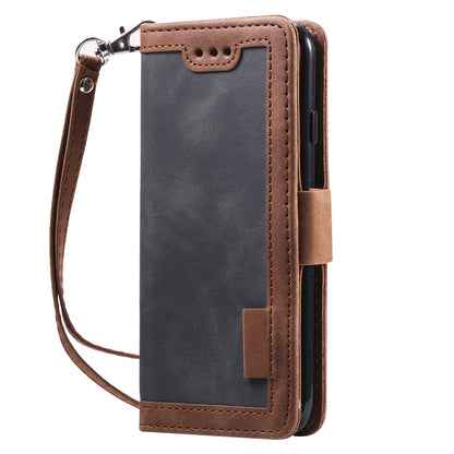 Retro Splicing PU Leather Wallet Magnetic Phone Cover for iPhone 8 / 7 / SE (2020) /SE (2022) 4.7 inch