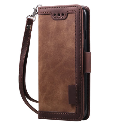 Retro Splicing PU Leather Wallet Magnetic Phone Cover for iPhone 8 / 7 / SE (2020) /SE (2022) 4.7 inch