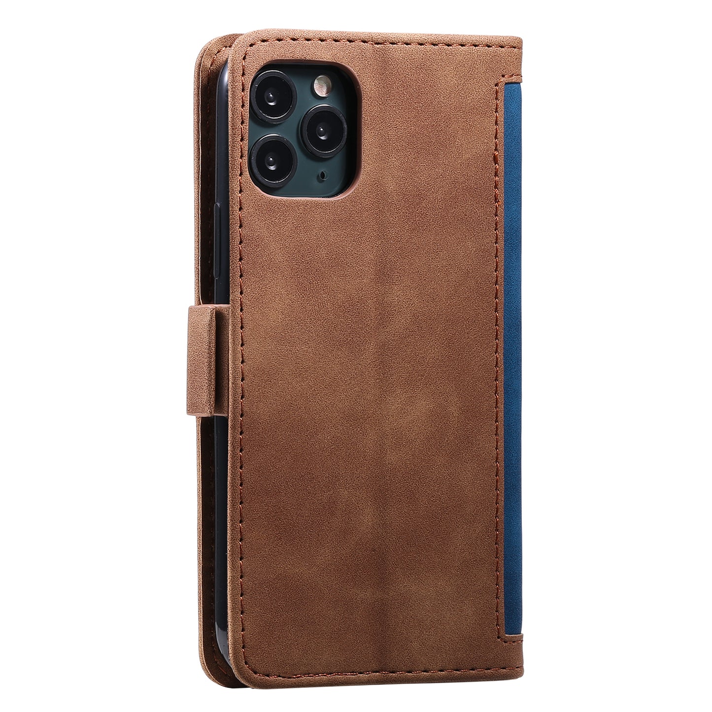 Retro Splicing Leather Covering for iPhone 11 Pro 5.8 inch