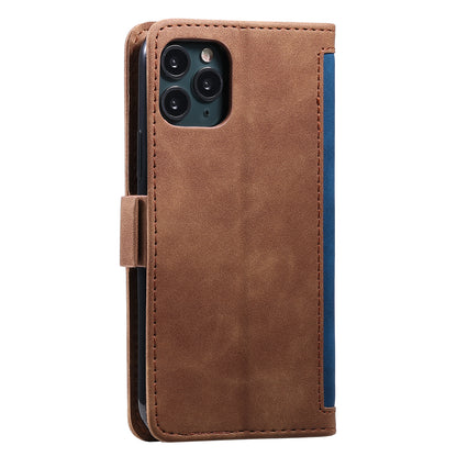Retro Splicing Leather Covering for iPhone 11 Pro 5.8 inch
