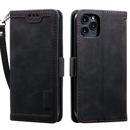 Retro Splicing Leather Covering for iPhone 11 Pro 5.8 inch