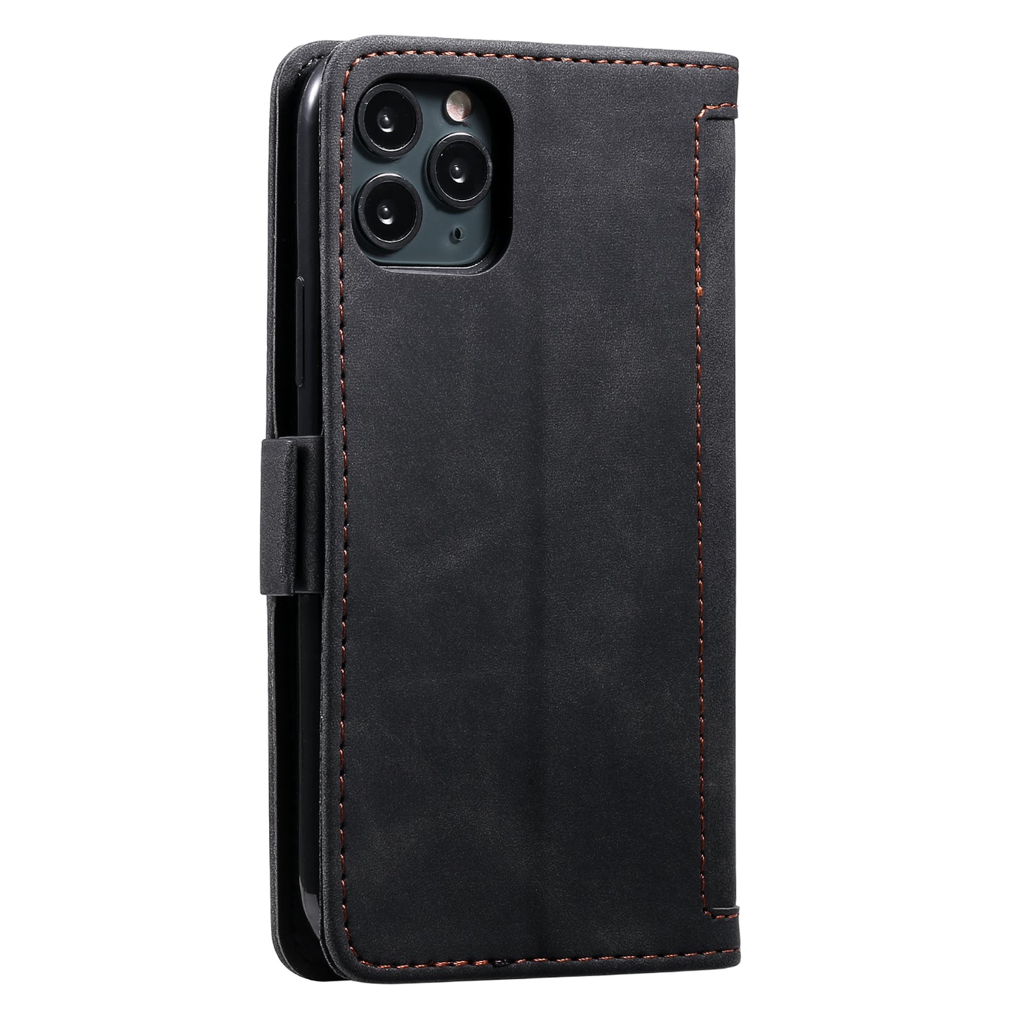 Retro Splicing Leather Covering for iPhone 11 Pro 5.8 inch