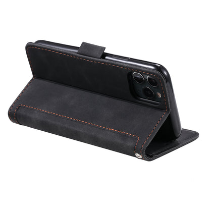 Retro Splicing Leather Covering for iPhone 11 Pro 5.8 inch