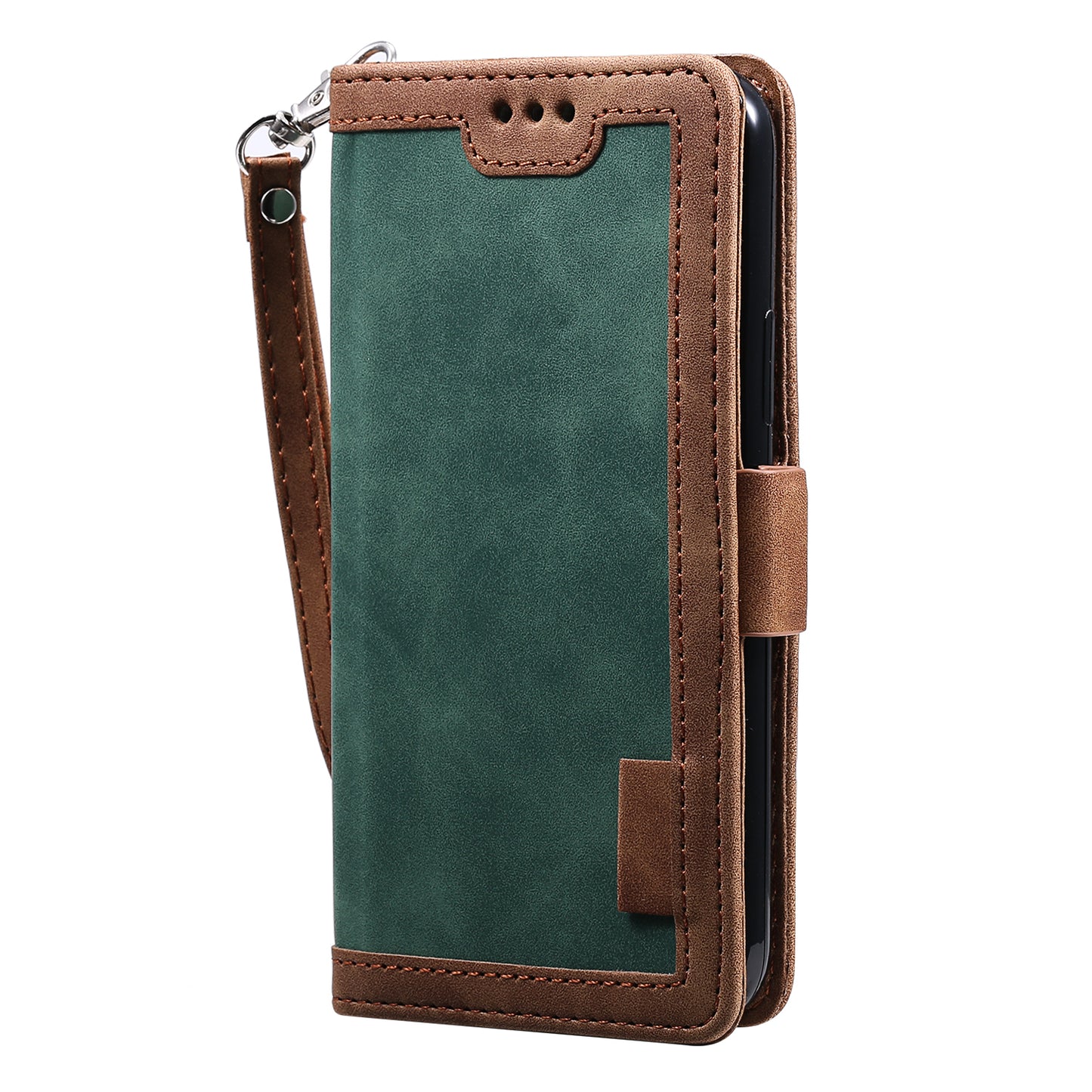 Retro Splicing Leather Covering for iPhone 11 Pro 5.8 inch